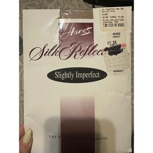 Hanes Silk Reflections Pantyhose Hosiery Stockings.‎ 3X. NEW